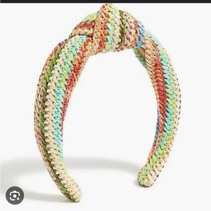 J Crew Factory raffia knit headband